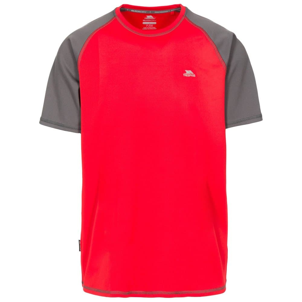 Trespass Herr Firebrat kortärmad atletisk T-shirt med kort ärm