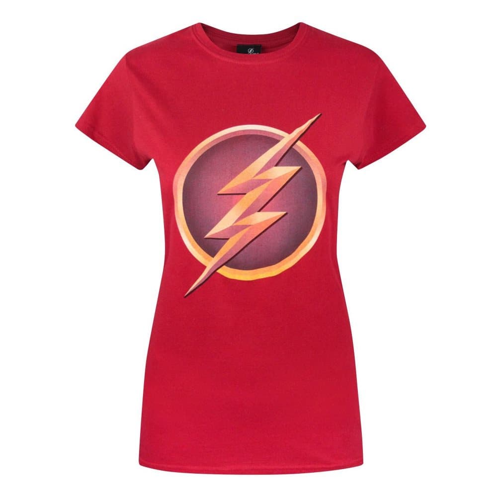 Flash TV T-Shirt med logotyp för kvinnor och damer