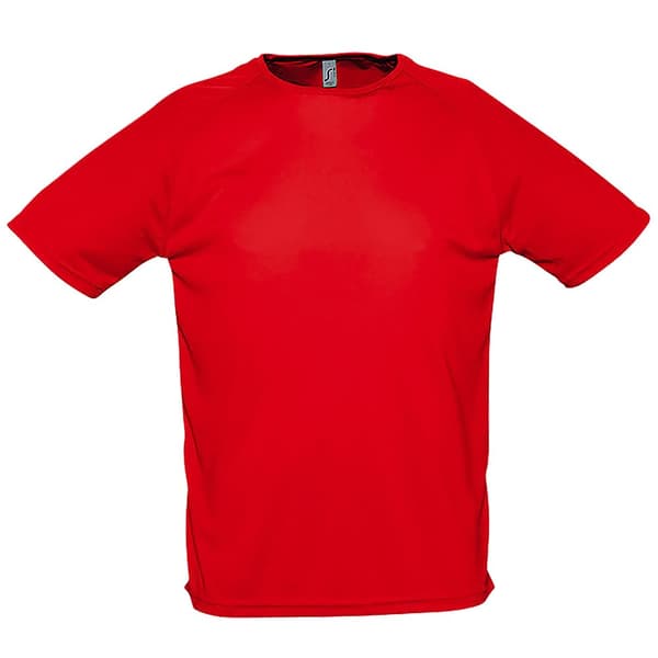 SOLS Sporty kortärmad prestations-T-Shirt för män