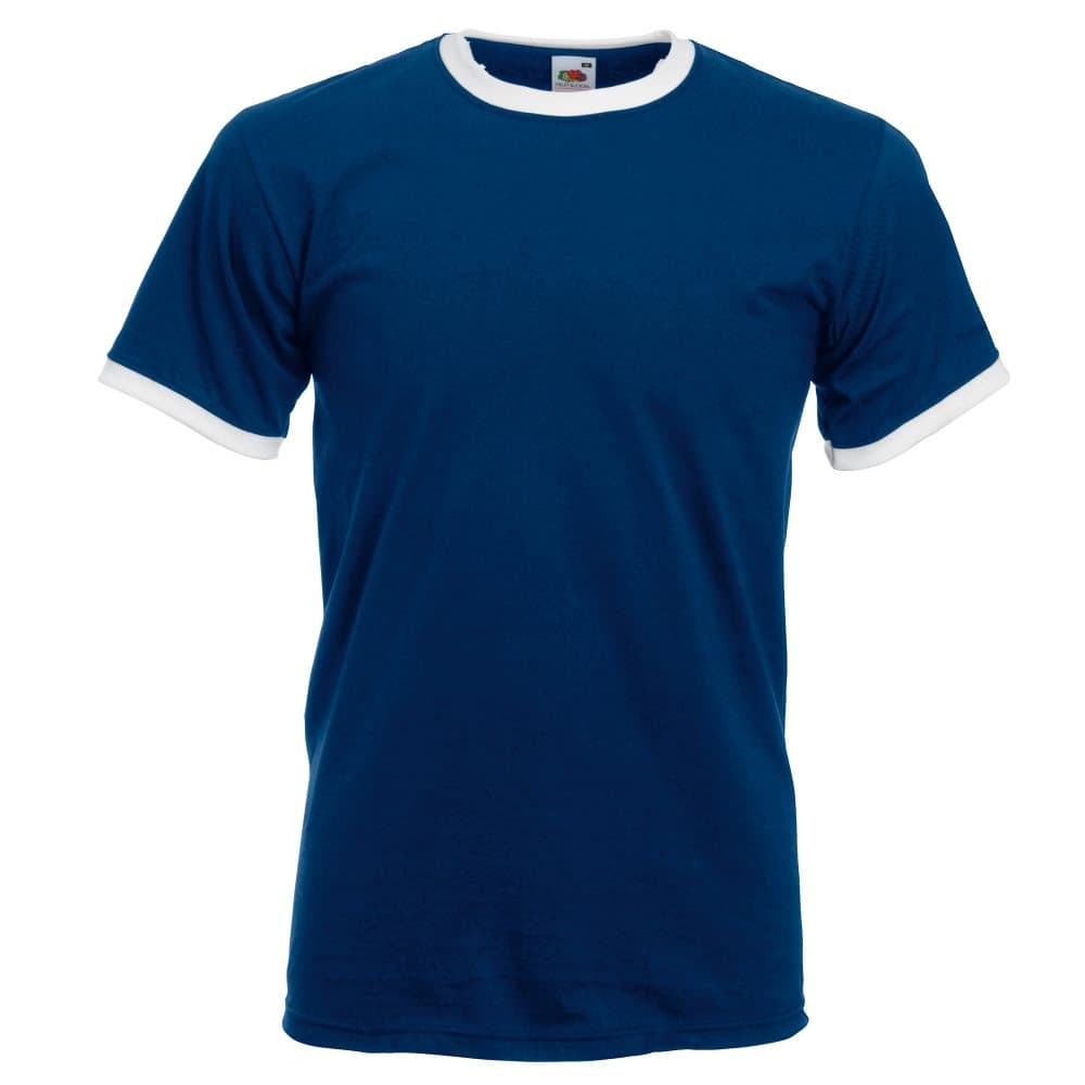 Fruit of the Loom Ringer kortärmad T-shirt för män