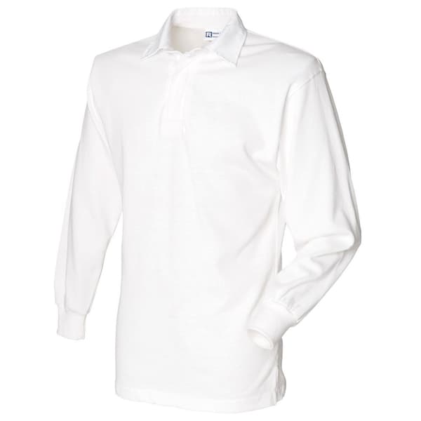 Front Row Long Sleeve Classic Rugby Polo Shirt