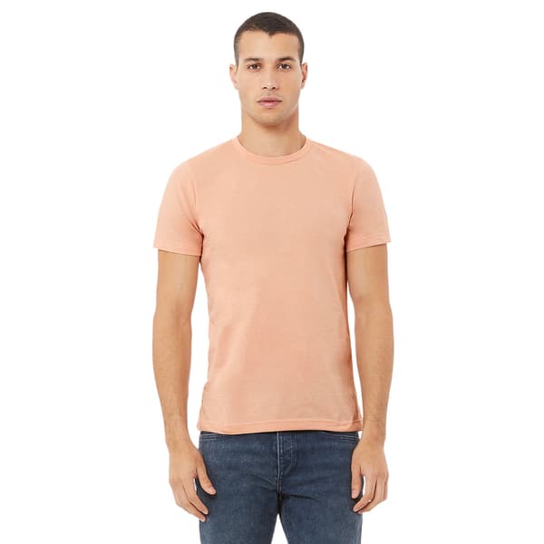 Bella + Canvas Adults Unisex Heather Cvc Short Sleeve T-Shirt