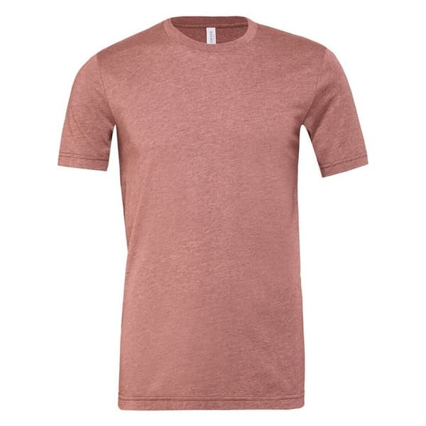 Bella + Canvas Adults Unisex Heather Cvc Short Sleeve T-Shirt