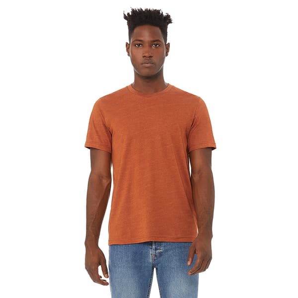 Bella + Canvas Adults Unisex Heather Cvc Short Sleeve T-Shirt