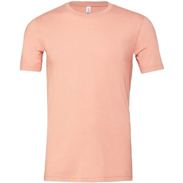 Bella + Canvas Adults Unisex Heather Cvc Short Sleeve T-Shirt
