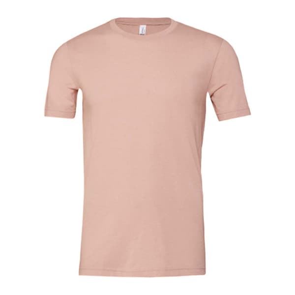 Bella + Canvas Adults Unisex Heather Cvc Short Sleeve T-Shirt