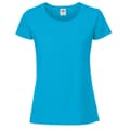 Miniatyrbillede 1 af 3: Fruit of the Loom Dame/Dame Ringspun Premium T-shirt