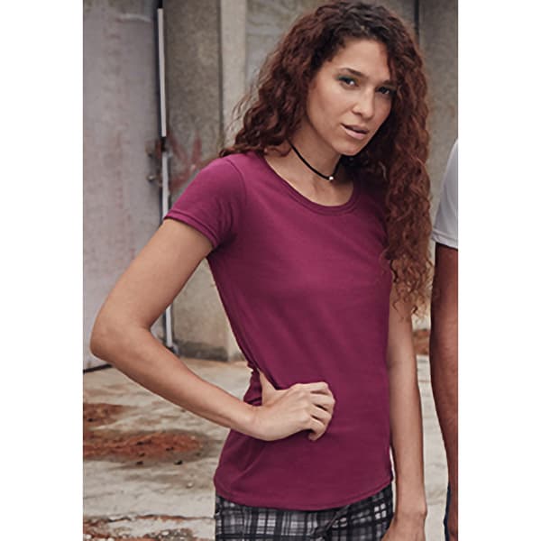 Fruit of the Loom Dame/Dame Ringspun Premium T-shirt