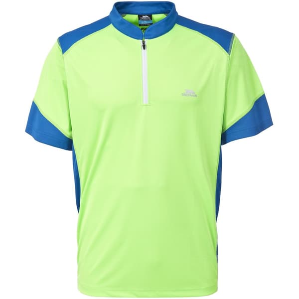Trespass Mens Dudley Short Sleeve Cycling Top Green Gecko XS