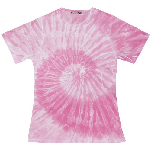 Bild av Colortone Kvinnors / damer kort ärm spindel slips färg T-shirt