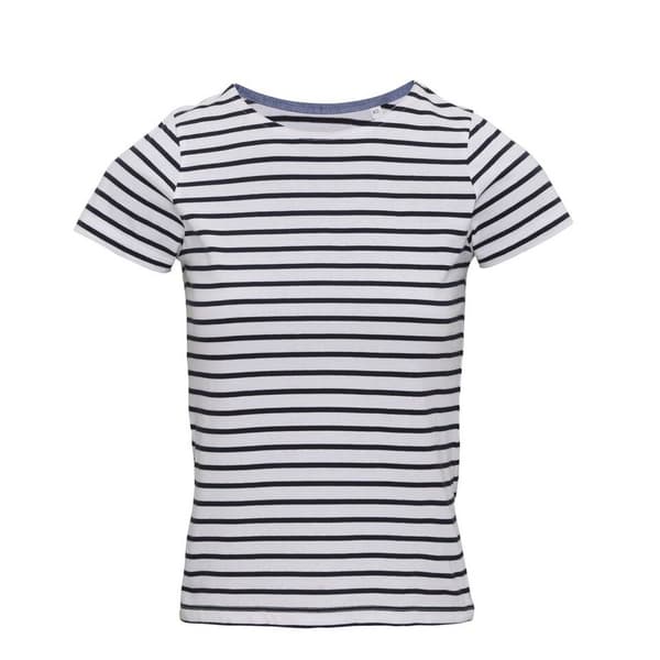 Asquith & Fox Kvinnor/Damer Mariniere Coastal kortärmad T-shirt med kort ärm White/Navy S