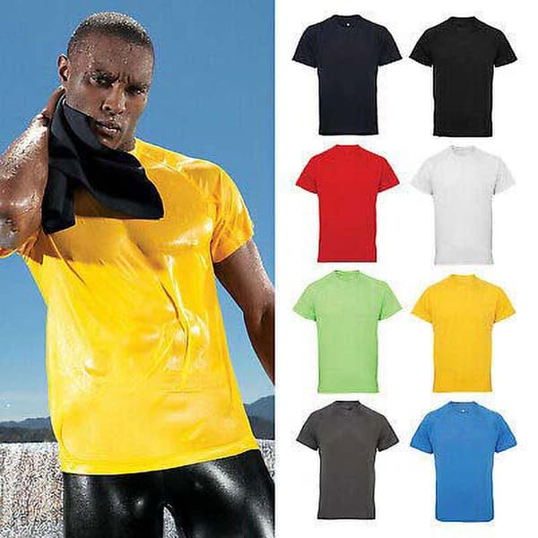 Tri Dri Mens Short Sleeve Lightweight Fitness T-Shirt