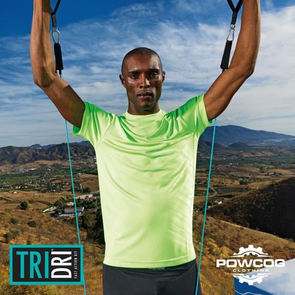 Tri Dri Mens Short Sleeve Lightweight Fitness T-Shirt