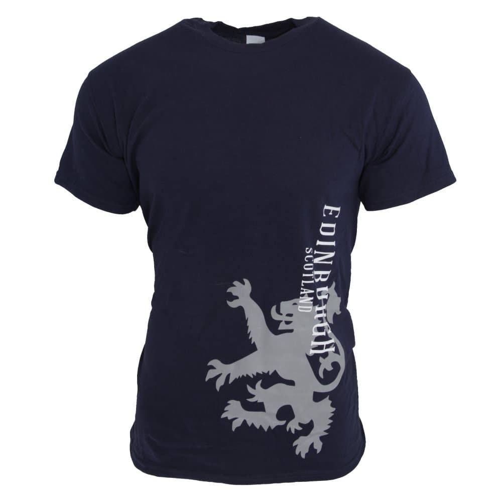 Unisex kortärmad T-shirt med Edinburgh Lion