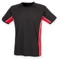 Miniatyrbild 1 av 3: Finden & Hales Kortärmad sport-T-shirt för män med prestanda panel