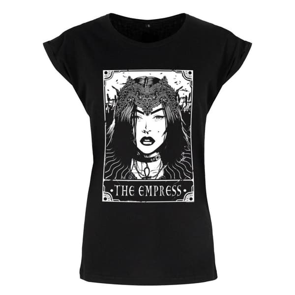 Deadly Tarot Womens/Ladies The Empress T Shirt Black XL