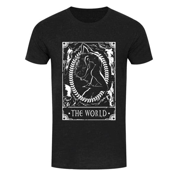 Deadly Tarot Mens The World T Shirt