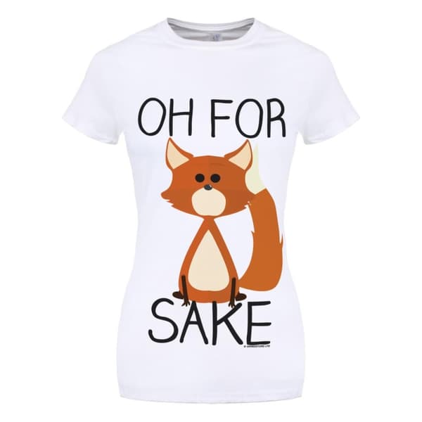 Grindstore Kvinnor/Damer Oh For Fox Sake T-Shirt