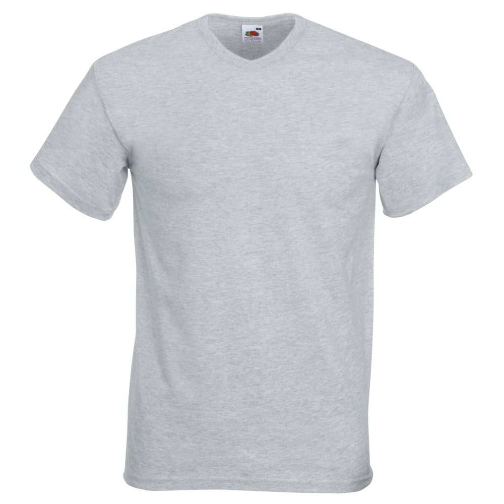 Fruit of the Loom Mens Valueweight V-Neck, kortärmad T-Shirt