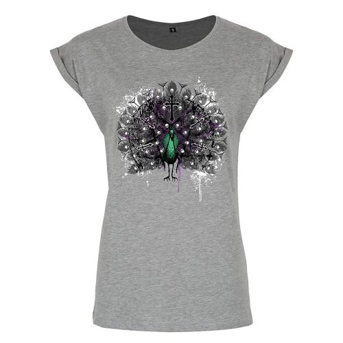 Bild av Unorthodox Collective Peacock Premium T-shirt för kvinnor / damer