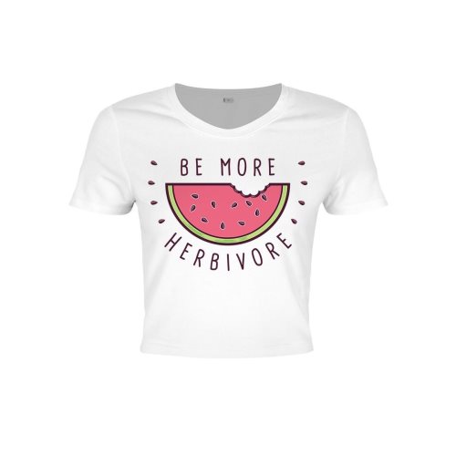 Bild av Grindstore Damer / kvinnor är mer Herbivore Crop Top