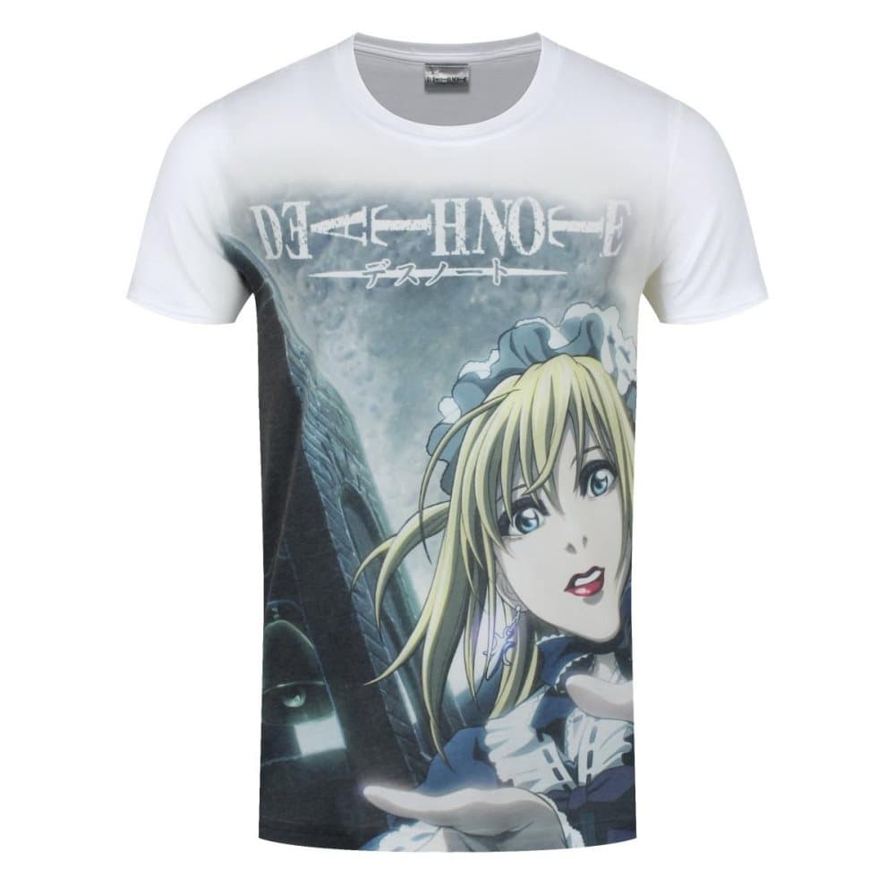 Death Note Mens Lighting Up The Darkness Sublimation T Shirt