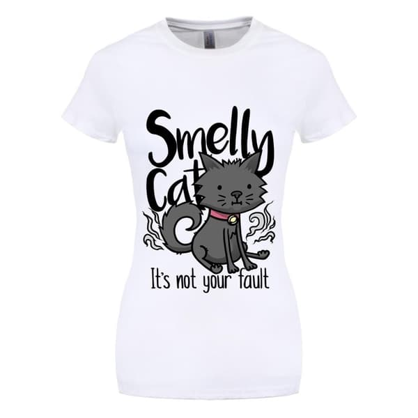 Grindstore Kvinnor/Damer Smelly Cat T-Shirt