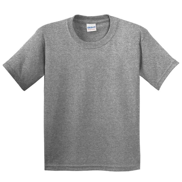 Gildan Ungdom Unisex T-shirt i kraftig bomuld