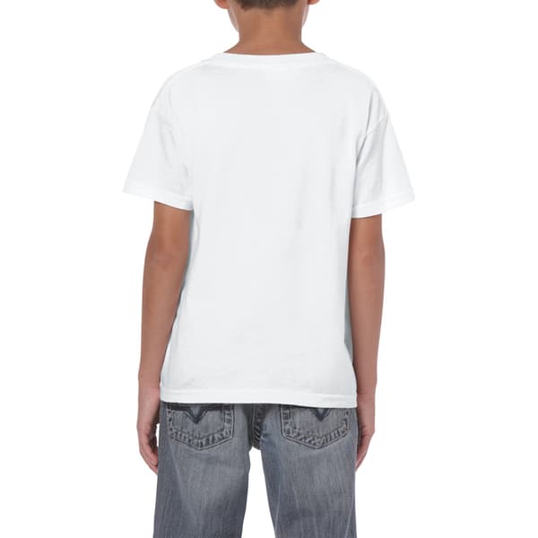Gildan Ungdom Unisex T-Shirt i kraftig bomull