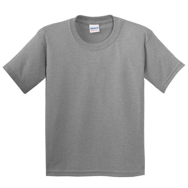 Gildan Ungdom Unisex T-Shirt i kraftig bomull