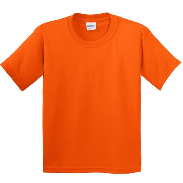 Gildan Ungdom Unisex T-Shirt i kraftig bomull