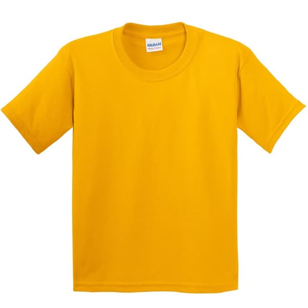 Gildan Ungdom Unisex T-Shirt i kraftig bomull