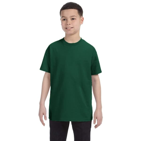 Gildan Ungdom Unisex T-Shirt i kraftig bomull
