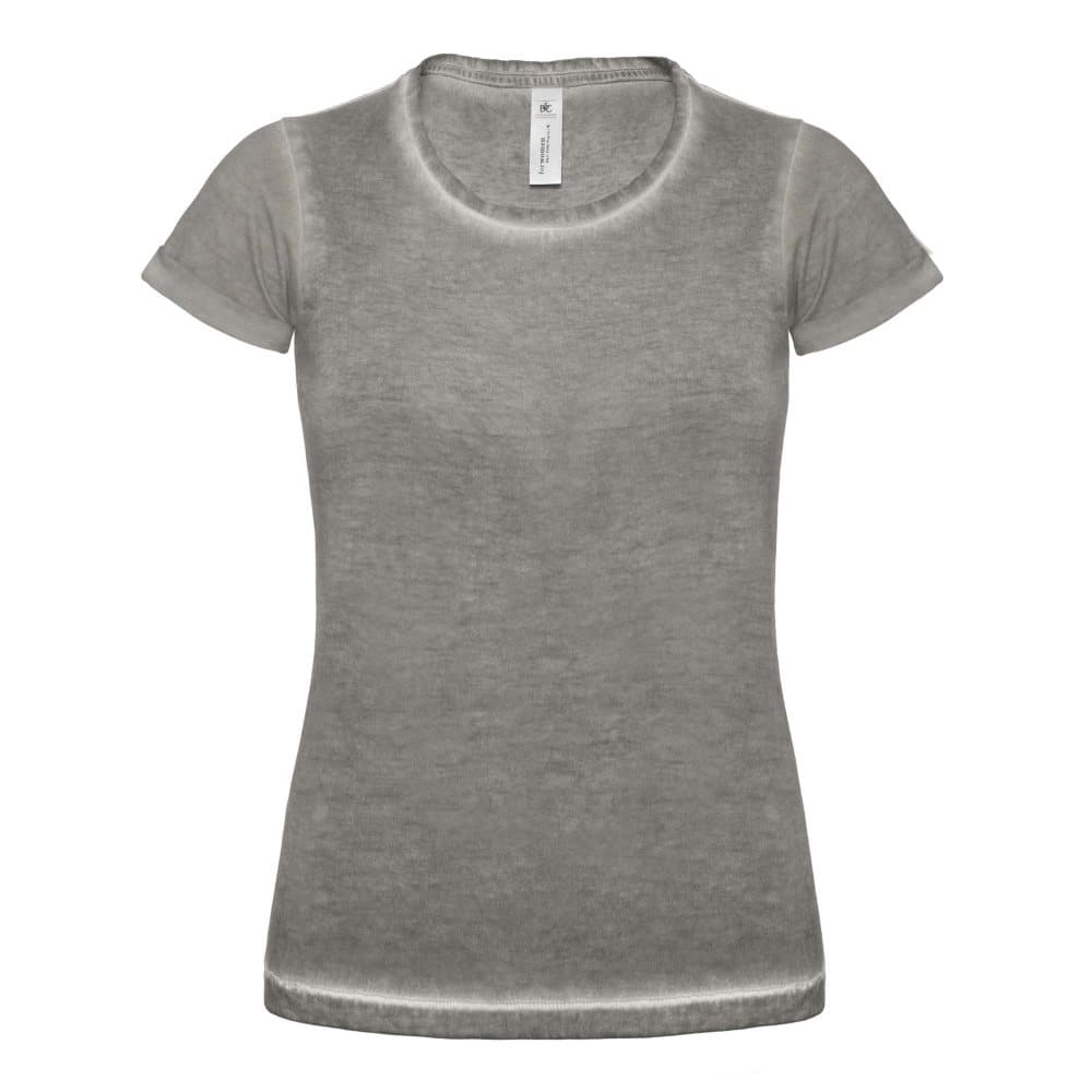 B&C Denim Womens/Ladies Plug In kortärmad T-shirt med kort ärm