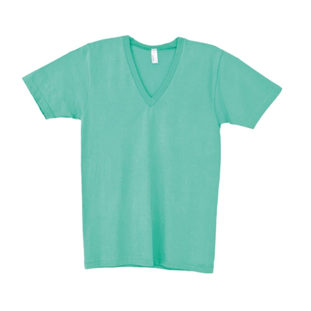 American Apparel Unisex kortärmad T-shirt med V-ringning