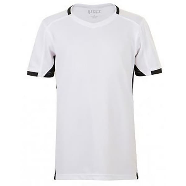 SOLS Børn/Børn Classico kontrast fodbold T-shirt med korte ærmer