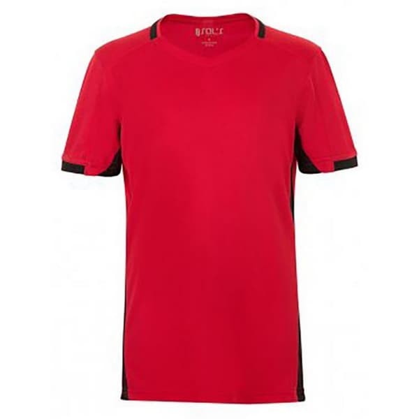 SOLS Børn/Børn Classico kontrast fodbold T-shirt med korte ærmer