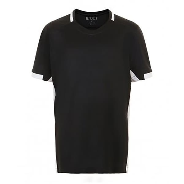 SOLS Børn/Børn Classico kontrast fodbold T-shirt med korte ærmer