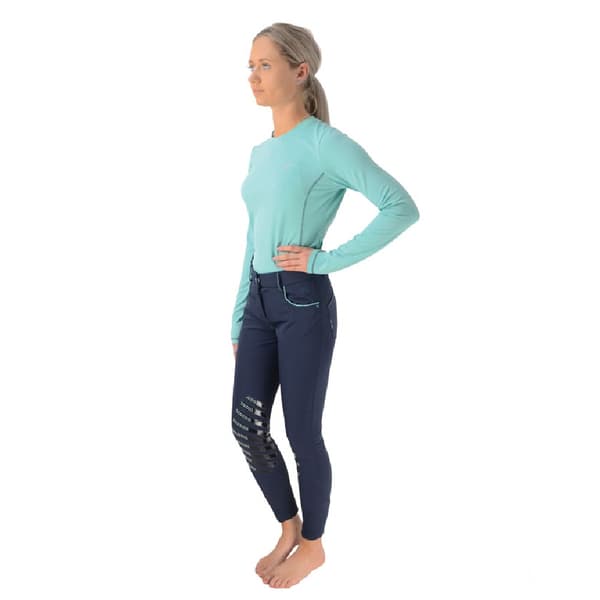 HyFASHION Girls Mizs Beatrice Base Layer Peppermint Green/Navy 15-16 Years