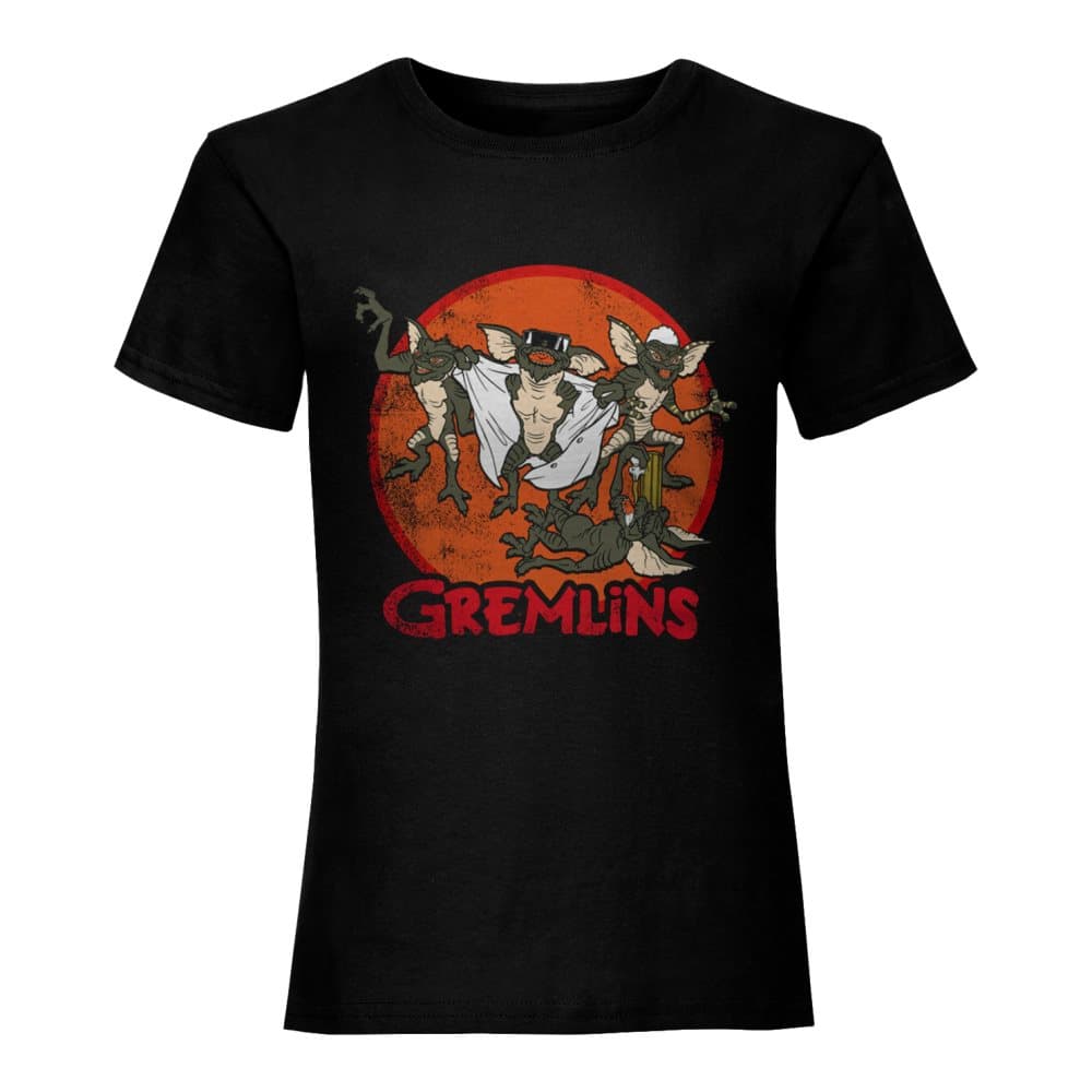 Gremlins Kvinnor/Damer Retro Group T-Shirt