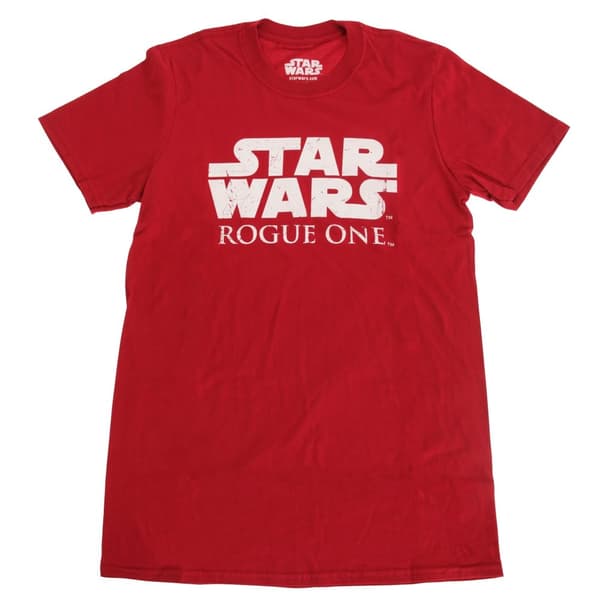 Star Wars Rogue One Official Big Chest Logo Burgundy T-Shirt