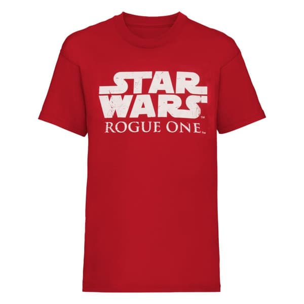 Star Wars Rogue One Official Big Chest Logo Burgundy T-Shirt Burgundy S