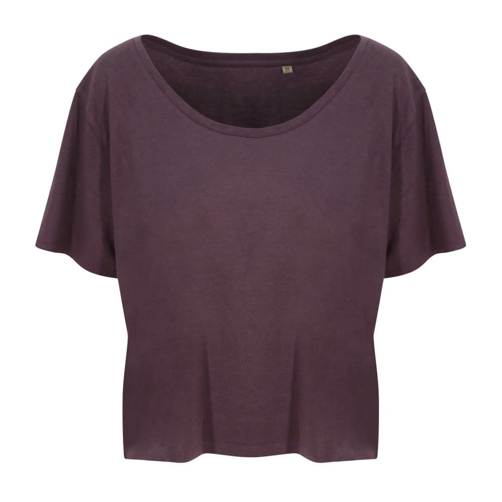Ecologie Kvinnor/Laides Daintree EcoViscose Cropped T-Shirt