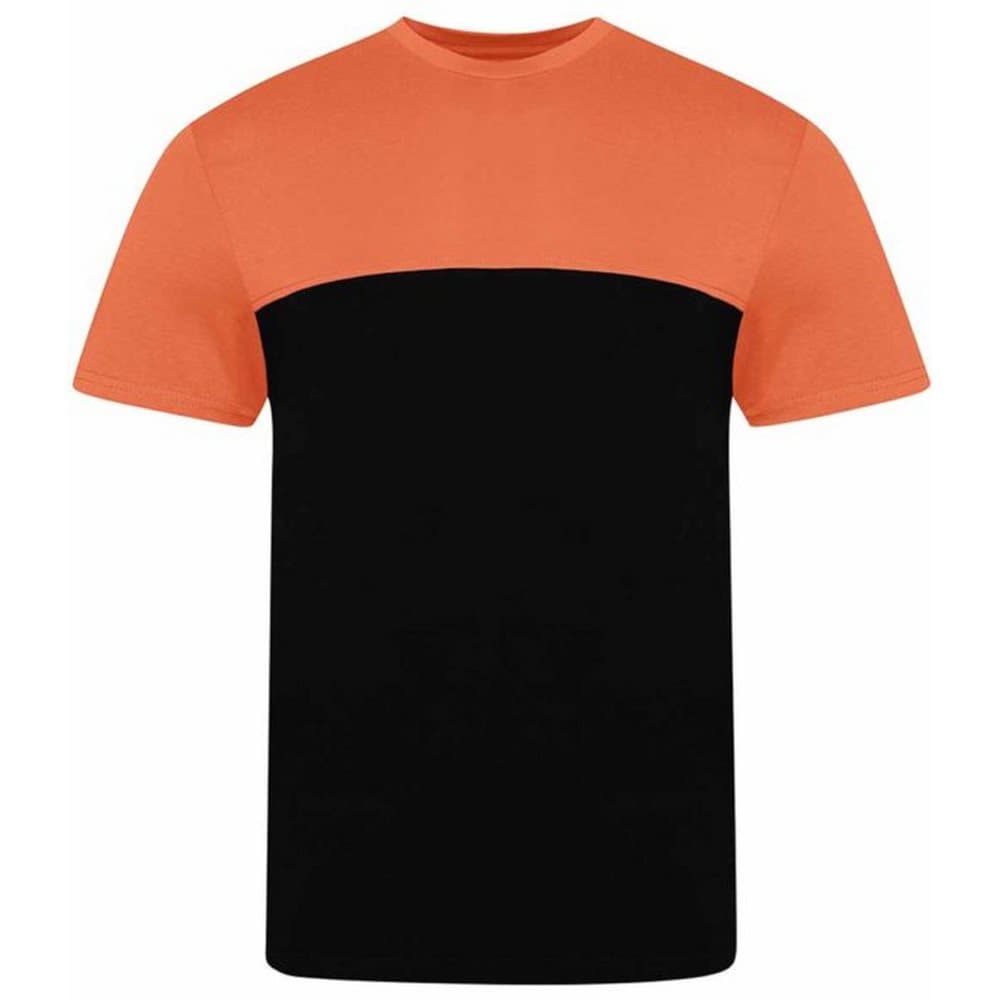 Awdis Just Ts Unisex vuxen T-shirt med färgblock för vuxna