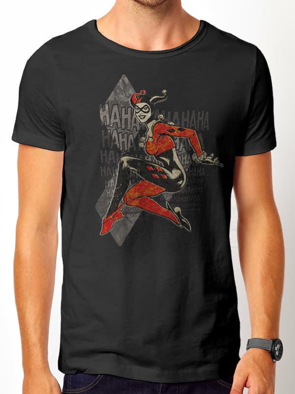 DC Comics Batman - Harley Vintage T-Shirt Wh T-Paita