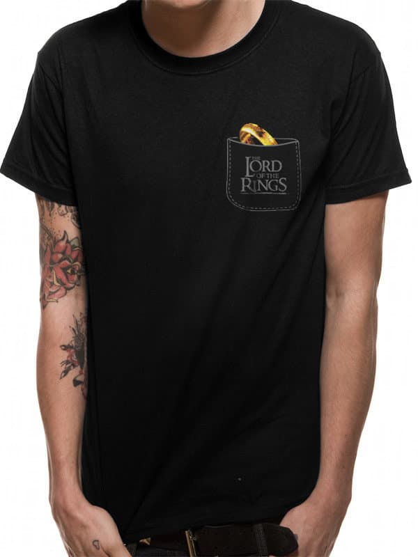 Lord Of The Rings -Ring Pocket T-Paita