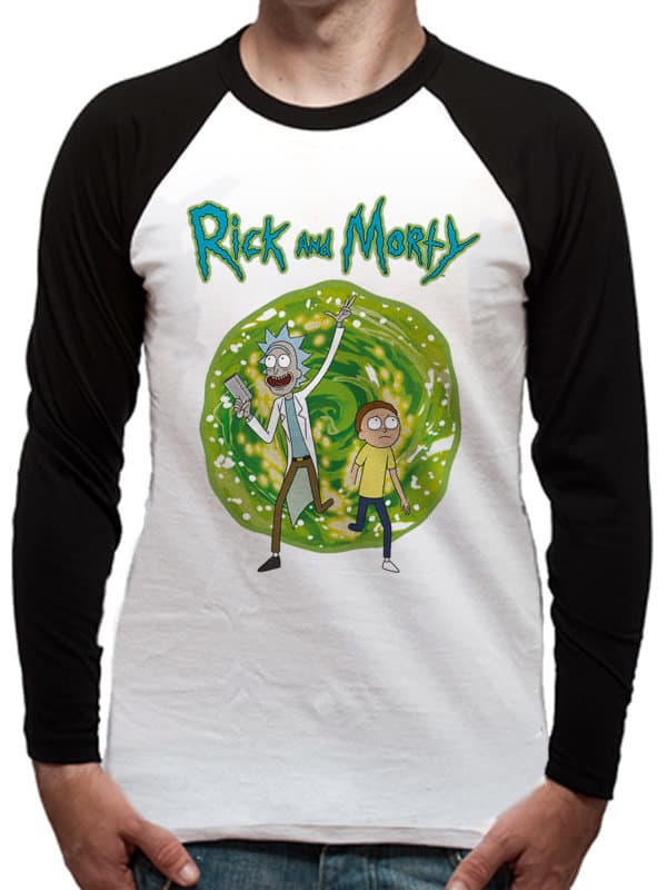 Rick And Morty - Portal Longsleeve T-Shirt