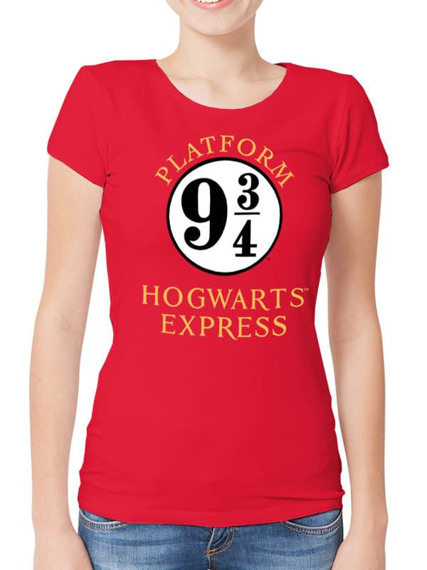 Harry Potter - Platform 9 And 3 Quarters T-Shirt, Kvinnor