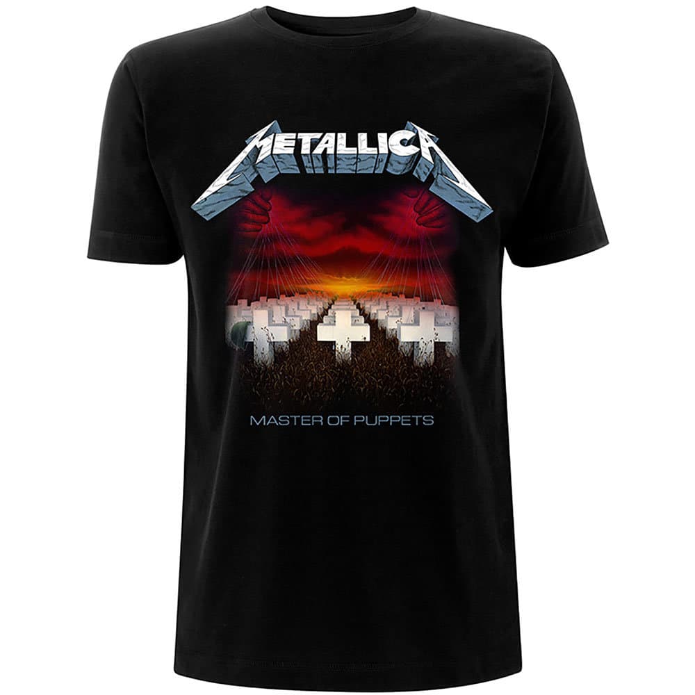 Metallica Master Of Puppets Tracks T-Paita
