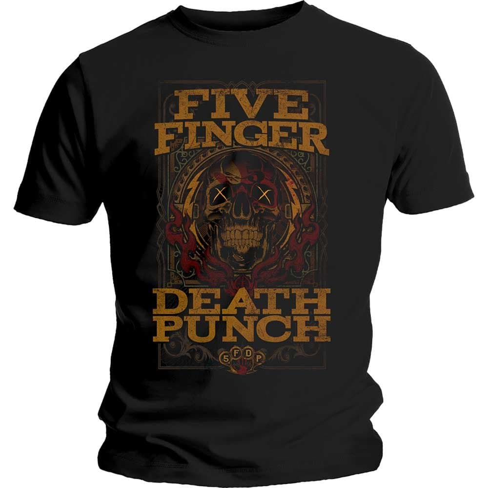 Five Finger Death Punch Wanted T-Paita